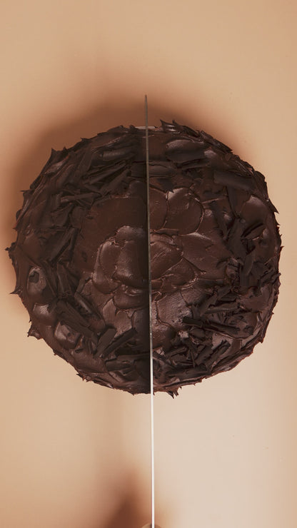 Chocoholic Fudge Cake ( flourless )