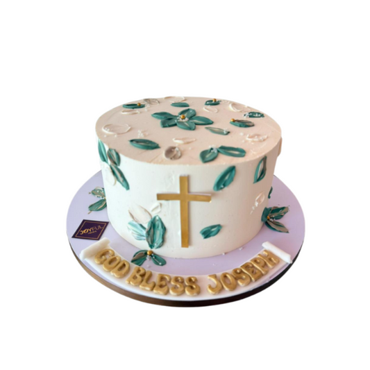 Christening Hand painted Cake